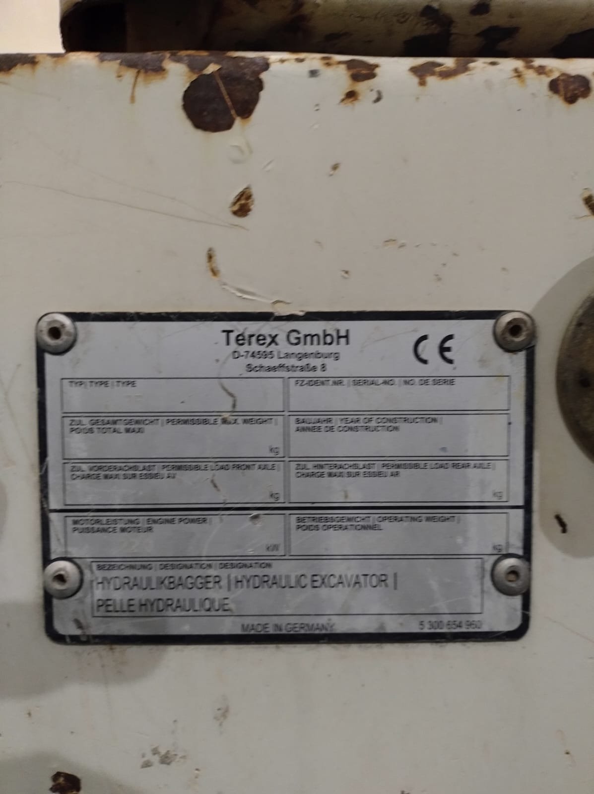 Mini Escavadeira - Terex - TC35