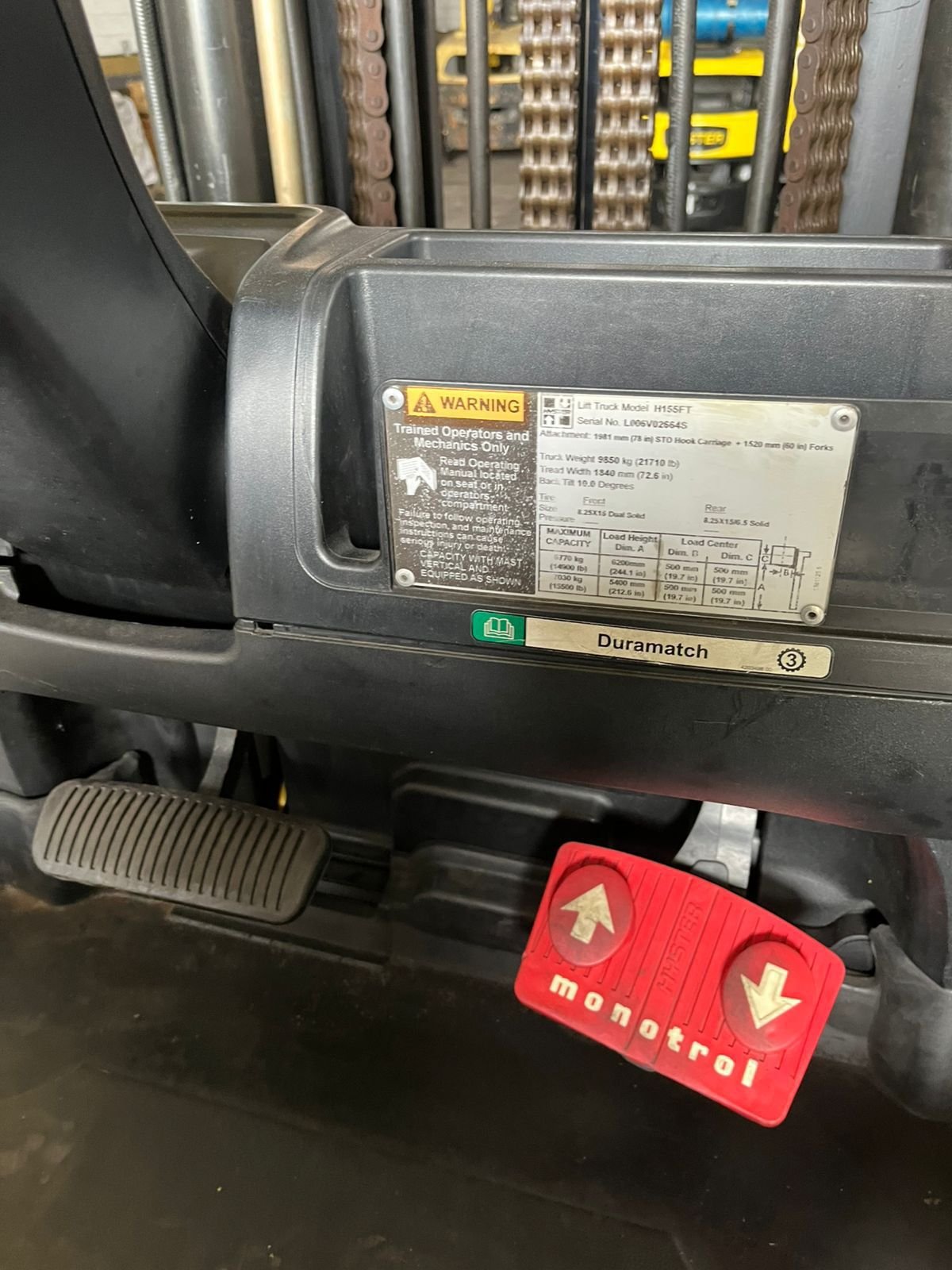 Empilhadeira Combustão - Hyster - H155FT