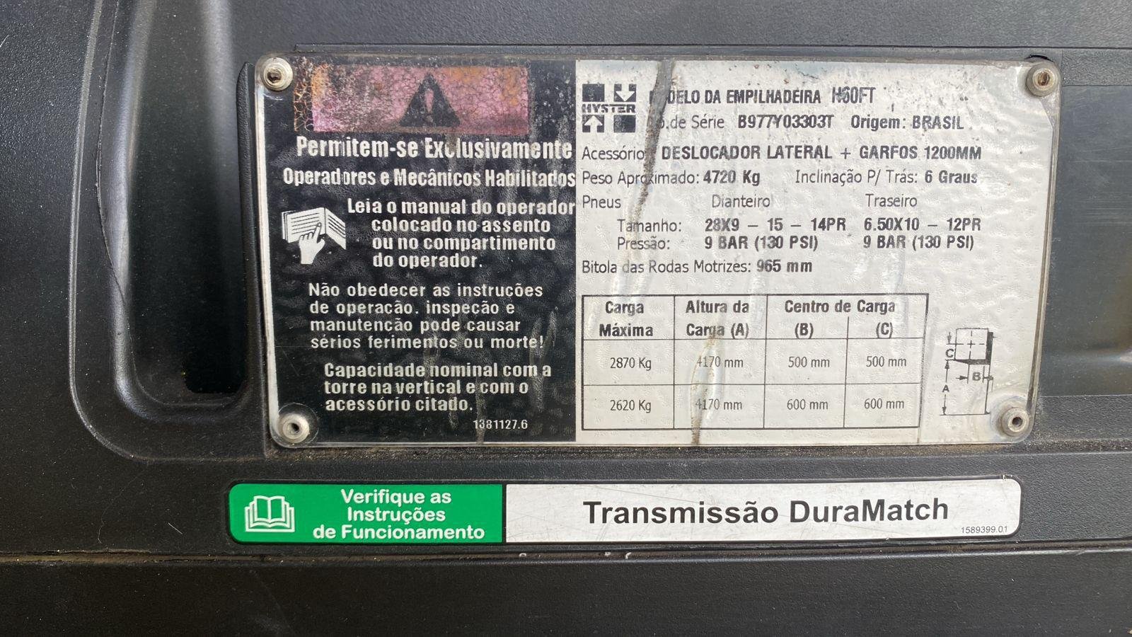 Empilhadeira Combustão - Hyster - H60FT