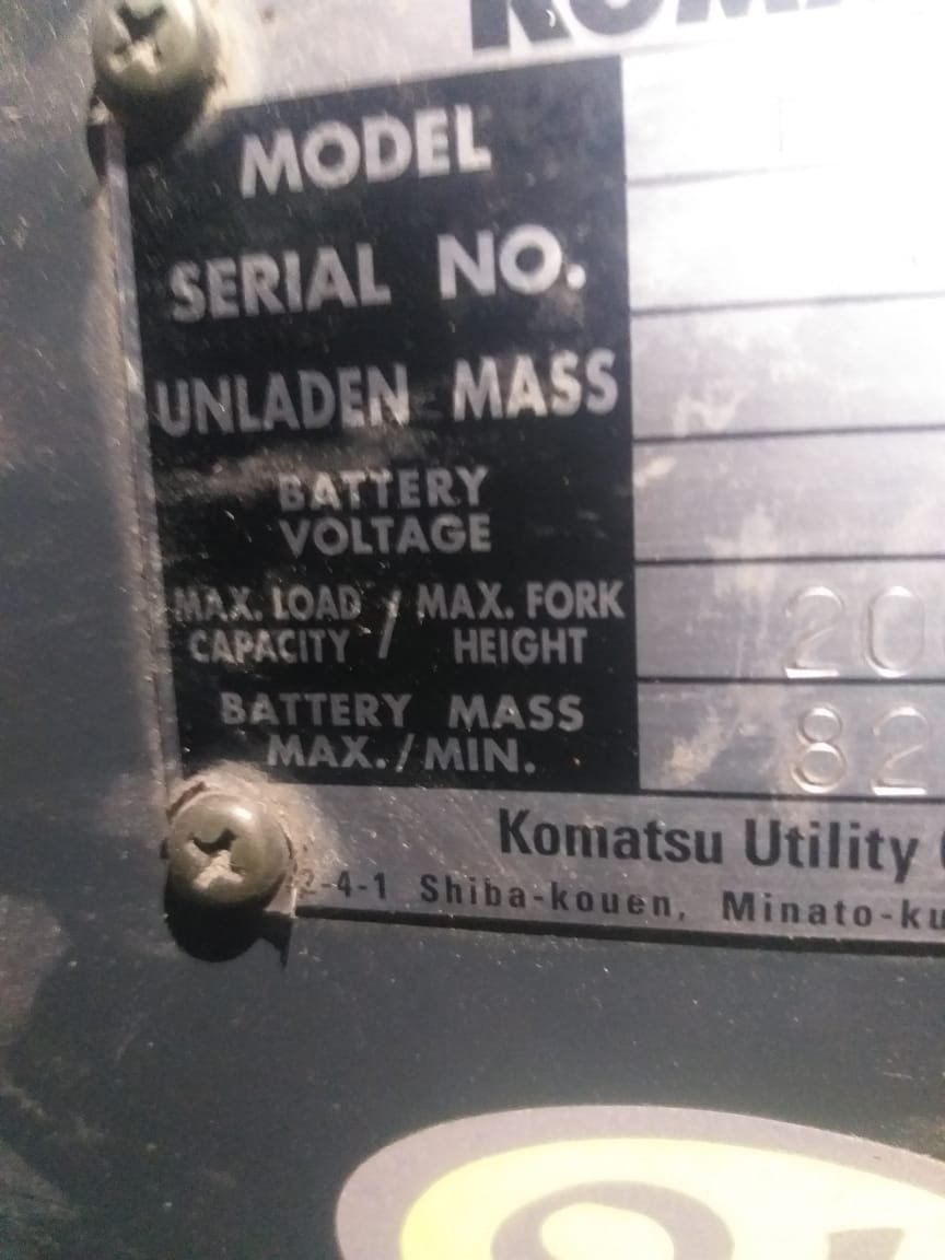 Empilhadeira Combustão - 02 Komatsu - FB25HB-11