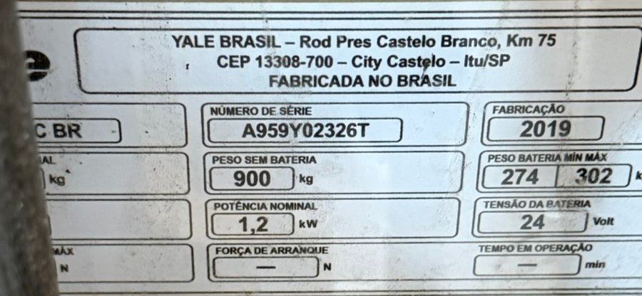 Empilhadeira Transpaleteira - Yale - MS16