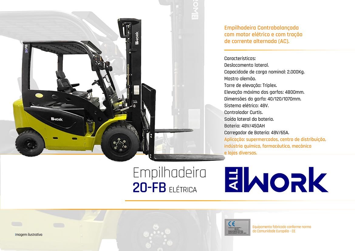 Empilhadeira Contrabalanceada - All Work - FB20